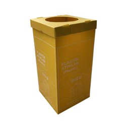 Plastik Sıfır Atık Geri Dönüşüm Kutusu Sarı  Plastik Sıfır Atık Geri Dönüşüm Kutusu Sarı