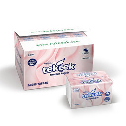 Rulopak Tekçek Tuvalet Kağıdı Çift Katlı 250 Yaprak 24lü için detaylı bilgi göster Rulopak Tekçek Tuvalet Kağıdı Çift Katlı 250 Yaprak 24lü resmi