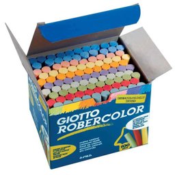 Giotto Robercolor Tebeşir 100'lü Kutu - Karışık Renkli Giotto Robercolor Tebeşir 100'lü Kutu - Karışık Renkli