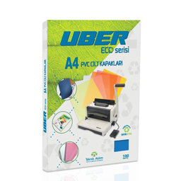 Uber Pvc Cilt Kapağı 160 Mikron A4 100'lü Paket - Opak Mavi  için detaylı bilgi göster Uber Pvc Cilt Kapağı 160 Mikron A4 100'lü Paket - Opak Mavi  resmi