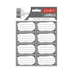 Tanex Okul Etiket Bordürlü Çift Sıra 5 li Gri için detaylı bilgi göster Tanex Okul Etiket Bordürlü Çift Sıra 5 li Gri resmi