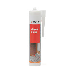 Würth Silikon Asetat Şeffaf 310 ml resmi