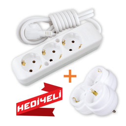Nilson Flash Üçlü Topraklı Grup Priz Beyaz 1,5 m Kordonlu + Golyad 53130191 için detaylı bilgi göster Nilson Flash Üçlü Topraklı Grup Priz Beyaz 1,5 m Kordonlu + Golyad 53130191 resmi