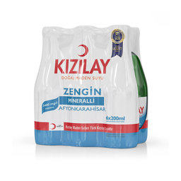 Kızılay Doğal Maden Suyu 200 ml (6 Adet) için detaylı bilgi göster Kızılay Doğal Maden Suyu 200 ml (6 Adet) resmi