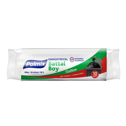 Polmix P403 Çöp Torbası Endüstriyel Battal Boy 72 x 95 cm 20 Adet - Siyah için detaylı bilgi göster Polmix P403 Çöp Torbası Endüstriyel Battal Boy 72 x 95 cm 20 Adet - Siyah resmi
