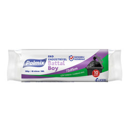 Polmix P302 Çöp Torbası Eko Endüstriyel Battal Boy 72 x 95 10 Adet - Siyah için detaylı bilgi göster Polmix P302 Çöp Torbası Eko Endüstriyel Battal Boy 72 x 95 10 Adet - Siyah resmi