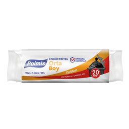Polmix P401 Çöp Torbası Endüstriyel Orta Boy 55 x 60 cm 20 Adet - Siyah için detaylı bilgi göster Polmix P401 Çöp Torbası Endüstriyel Orta Boy 55 x 60 cm 20 Adet - Siyah resmi