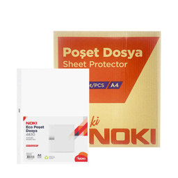 Noki Eco 4830 Delikli Şeffaf Poşet Dosya A4 100'lü Paket (30 Adet) için detaylı bilgi göster Noki Eco 4830 Delikli Şeffaf Poşet Dosya A4 100'lü Paket (30 Adet) resmi
