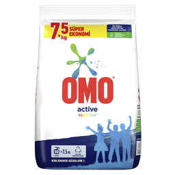 Omo Active Toz Deterjan Renkliler 7,5 Kg resmi