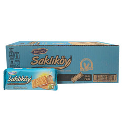 Ülker Saklıköy Bisküvi Sütlü Kremalı 100 gr (24 Adet) için detaylı bilgi göster Ülker Saklıköy Bisküvi Sütlü Kremalı 100 gr (24 Adet) resmi