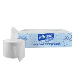 Mirada İçten Çekmeli Tuvalet Kağıdı 170 metre 5 kg 6'lı Paket için detaylı bilgi göster Mirada İçten Çekmeli Tuvalet Kağıdı 170 metre 5 kg 6'lı Paket resmi