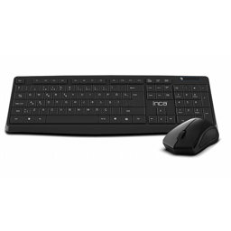 Inca IWS-538 Soft Touch Kablosuz Q Klavye + Mouse Set - Siyah resmi