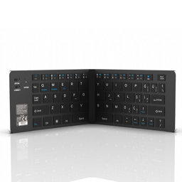 Inca IBK-579BT Katlanabilir Şarjlı Bluetooth Q  Klavye - Siyah resmi