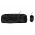 Inca IMK-384U Kablolu Multimedia Q Klavye + Mouse Set - Siyah resmi