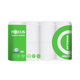 Focus Optimum Tuvalet Kağıdı Çift Katlı 150 Yaprak 18 m - 16 Adet 50001478 için detaylı bilgi göster Focus Optimum Tuvalet Kağıdı Çift Katlı 150 Yaprak 18 m - 16 Adet 50001478 resmi