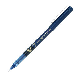 Pilot V7 Hi-Tecpoint İğne Uçlu Roller Kalem 0.7 mm - Mavi resmi