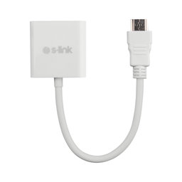 S-link SL-HVS13 HDMI to VGA + Audio Micro Usb Çevirici - Beyaz için detaylı bilgi göster S-link SL-HVS13 HDMI to VGA + Audio Micro Usb Çevirici - Beyaz resmi