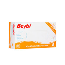 Beybi Lateks Muayene Eldiveni Pudralı Small 100 Adet için detaylı bilgi göster Beybi Lateks Muayene Eldiveni Pudralı Small 100 Adet resmi