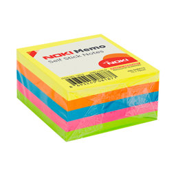 Noki Yapışkanlı Not Kağıdı 75 x 75 mm 400 Yaprak Neon Renkler için detaylı bilgi göster Noki Yapışkanlı Not Kağıdı 75 x 75 mm 400 Yaprak Neon Renkler resmi