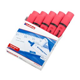 Edding E-344 Fosforlu Kalem - Kırmızı  (10 Adet) için detaylı bilgi göster Edding E-344 Fosforlu Kalem - Kırmızı  (10 Adet) resmi