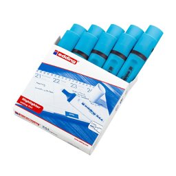 Edding E-344 Fosforlu Kalem - Mavi (10 Adet) için detaylı bilgi göster Edding E-344 Fosforlu Kalem - Mavi (10 Adet) resmi