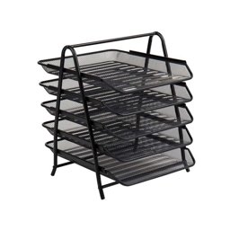 Mimaks Metal Perfore Evrak Rafı 5 Katlı Siyah için detaylı bilgi göster Mimaks Metal Perfore Evrak Rafı 5 Katlı Siyah resmi