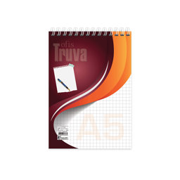 Keskin Color Truva Spiralli Bloknot Defter A5 40 Yaprak Kareli için detaylı bilgi göster Keskin Color Truva Spiralli Bloknot Defter A5 40 Yaprak Kareli resmi