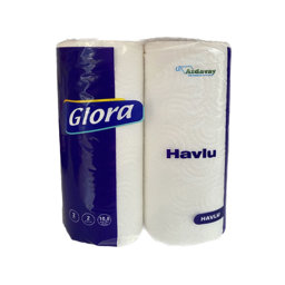 Glora Ev Tipi Rulo Kağıt Havlu 2 Adet resmi