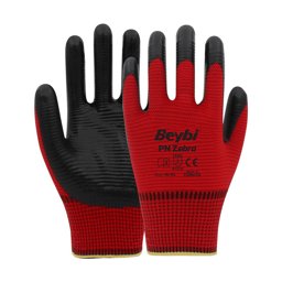 Beybi PN Zebra Nitril Kaplı Polyester İş Eldiveni No:10 XL Kırmızı Sİyah için detaylı bilgi göster Beybi PN Zebra Nitril Kaplı Polyester İş Eldiveni No:10 XL Kırmızı Sİyah resmi