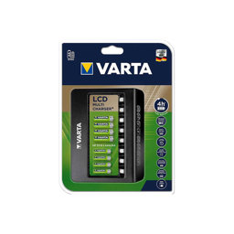 Varta New Lcd Multi Charger AA / AAA Uyumlu 8'li Şarj Cihazı Pilsiz Paket Varta New Lcd Multi Charger AA / AAA Uyumlu 8'li Şarj Cihazı Pilsiz Paket