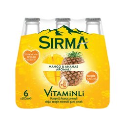 Sırma C-Plus Maden Suyu Mango Ananas Aromalı 200 ml (6 Adet) için detaylı bilgi göster Sırma C-Plus Maden Suyu Mango Ananas Aromalı 200 ml (6 Adet) resmi