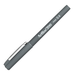Artline 200N Fine Keçe Uçlu Kalem 0.4 mm - Gri için detaylı bilgi göster Artline 200N Fine Keçe Uçlu Kalem 0.4 mm - Gri resmi
