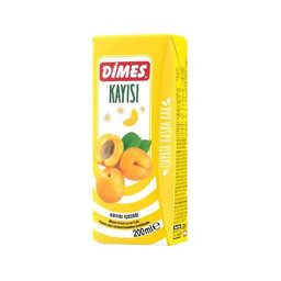 Dimes Meyve Suyu Kayısı 200 ml (27 Adet) resmi