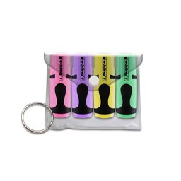 Edding Mini Fosforlu Kalem 4'lü Cüzdan Pastel Renkler için detaylı bilgi göster Edding Mini Fosforlu Kalem 4'lü Cüzdan Pastel Renkler resmi