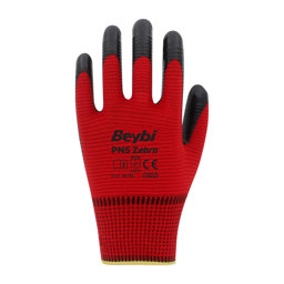 Beybi PN Zebra Nitril Kaplı Polyester İş Eldiveni No:10 XL Kırmızı Sİyah (12 Adet) için detaylı bilgi göster Beybi PN Zebra Nitril Kaplı Polyester İş Eldiveni No:10 XL Kırmızı Sİyah (12 Adet) resmi