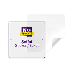 Sticker Etiket Şeffaf  için detaylı bilgi göster Sticker Etiket Şeffaf  resmi