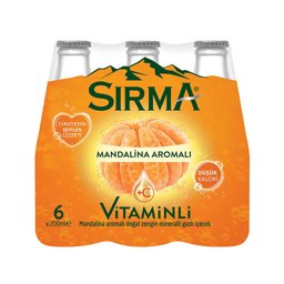 Sırma C-Plus Maden Suyu Mandalina Aromalı 200 ml (6 Adet) için detaylı bilgi göster Sırma C-Plus Maden Suyu Mandalina Aromalı 200 ml (6 Adet) resmi
