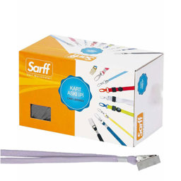 Sarff Yaka Kartı İpi Metal Klips 50'li Paket Gri 15311212 Sarff Yaka Kartı İpi Metal Klips 50'li Paket Gri 15311212