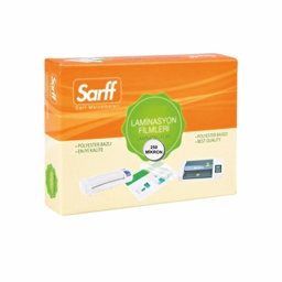 Sarff Laminasyon Filmi 250 Mikron Parlak A4 50 Adet için detaylı bilgi göster Sarff Laminasyon Filmi 250 Mikron Parlak A4 50 Adet resmi