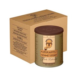 Kurukahveci Mehmet Efendi Türk Kahvesi Teneke Kutu 250 gr  (12 Adet) için detaylı bilgi göster Kurukahveci Mehmet Efendi Türk Kahvesi Teneke Kutu 250 gr  (12 Adet) resmi