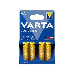 Varta Longlife Alkaline AA Kalem Pil 1.5 V 4 Adet için detaylı bilgi göster Varta Longlife Alkaline AA Kalem Pil 1.5 V 4 Adet resmi