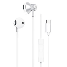 S-link SL-TPK05 Type-C  Metal Kulak İçi Mikrofonlu Kulaklık - Beyaz için detaylı bilgi göster S-link SL-TPK05 Type-C  Metal Kulak İçi Mikrofonlu Kulaklık - Beyaz resmi
