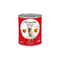 Ultravita Yüksek Proteinli Kuzu Etli Konserve Yaş Köpek Maması 415 gr için detaylı bilgi göster Ultravita Yüksek Proteinli Kuzu Etli Konserve Yaş Köpek Maması 415 gr resmi