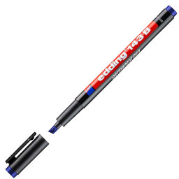 Edding 143B Permanent Asetat Kalemi 1-3 mm - Mavi Edding 143B Permanent Asetat Kalemi 1-3 mm - Mavi