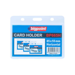 Bigpoint Çift Taraflı PP Kart Kabı Yatay Şeffaf 85x55mm için detaylı bilgi göster Bigpoint Çift Taraflı PP Kart Kabı Yatay Şeffaf 85x55mm resmi
