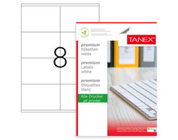 Tanex TW-2408 Lazer Etiket 105 x 72 mm Tanex TW-2408 Lazer Etiket 105 x 72 mm