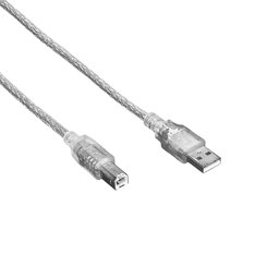 S-link SL-U2003 Usb 2.0 Yazıcı Kablosu 3 m Şeffaf için detaylı bilgi göster S-link SL-U2003 Usb 2.0 Yazıcı Kablosu 3 m Şeffaf resmi