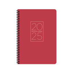 Keskin Color 2026 Spiralli Haftalık Ajanda 17 x 24 cm - Kırmızı için detaylı bilgi göster Keskin Color 2026 Spiralli Haftalık Ajanda 17 x 24 cm - Kırmızı resmi