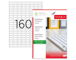 Tanex TW-2280 Lazer Etiket 22 x 12 mm Tanex TW-2280 Lazer Etiket 22 x 12 mm