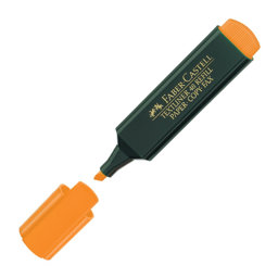 Faber Castell 1548 Fosforlu Kalem - Turuncu için detaylı bilgi göster Faber Castell 1548 Fosforlu Kalem - Turuncu resmi